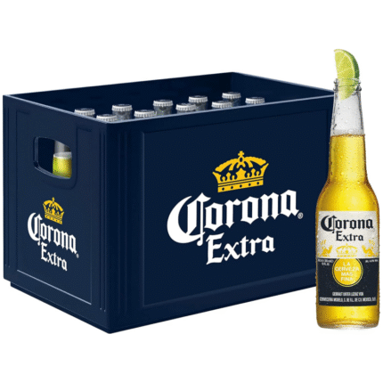 Corona Extra Premium Lager Flaschenbier, MEHRWEG im Kasten, Internationales Lager Bier, (24 x 0,355 l)